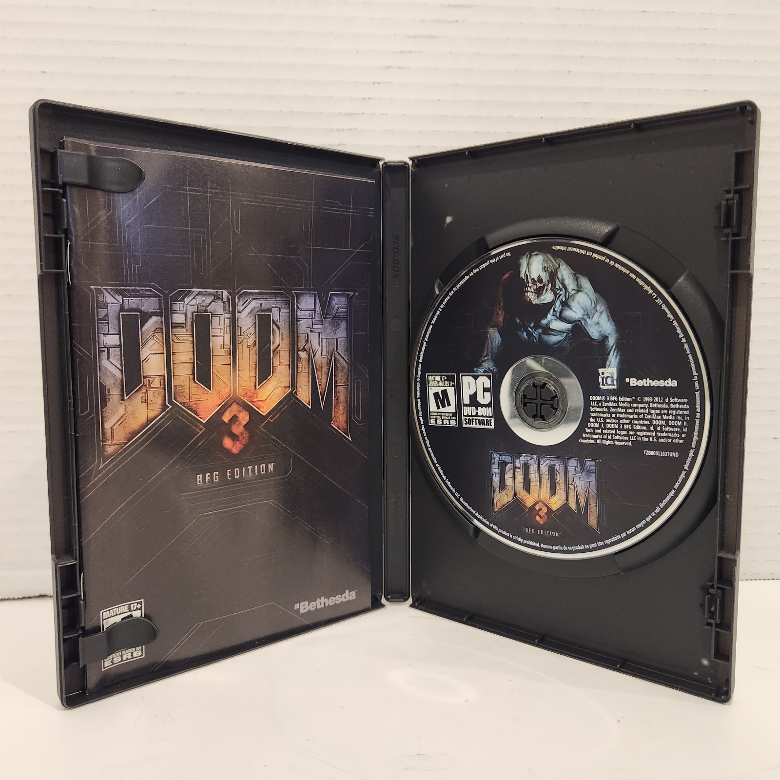 Doom 3: BFG Edition (2012, PC/DVD-ROM, Bethesda) Mature 17+ FREE SHIPPING