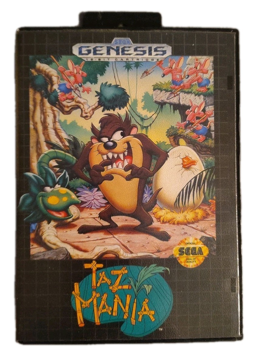 Taz-Mania (Sega Genesis, 1992) Complete CIB
