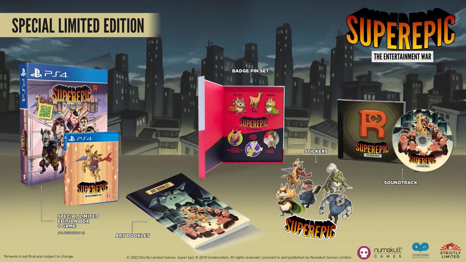 SUPEREPIC THE ENTERTAINMENT WAR SPECIAL LIMITED EDITION (STRICTLY LIMITED 500)