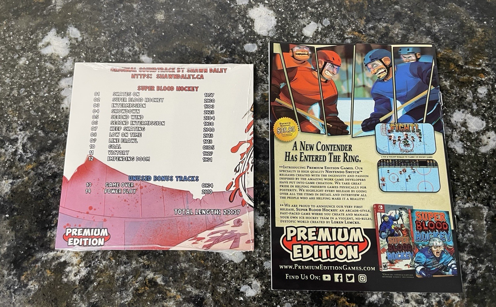 Super Blood Hockey – Nintendo Switch – Premium Edition #1 RARE!!