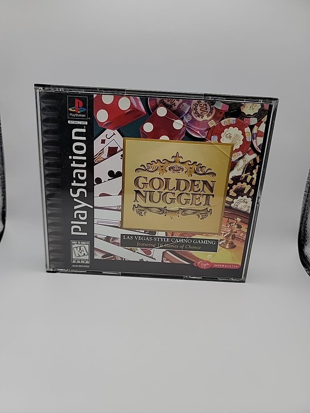 Golden Nugget (Sony PlayStation 1, 1997) CIB, used… GREAT CONDITION!
