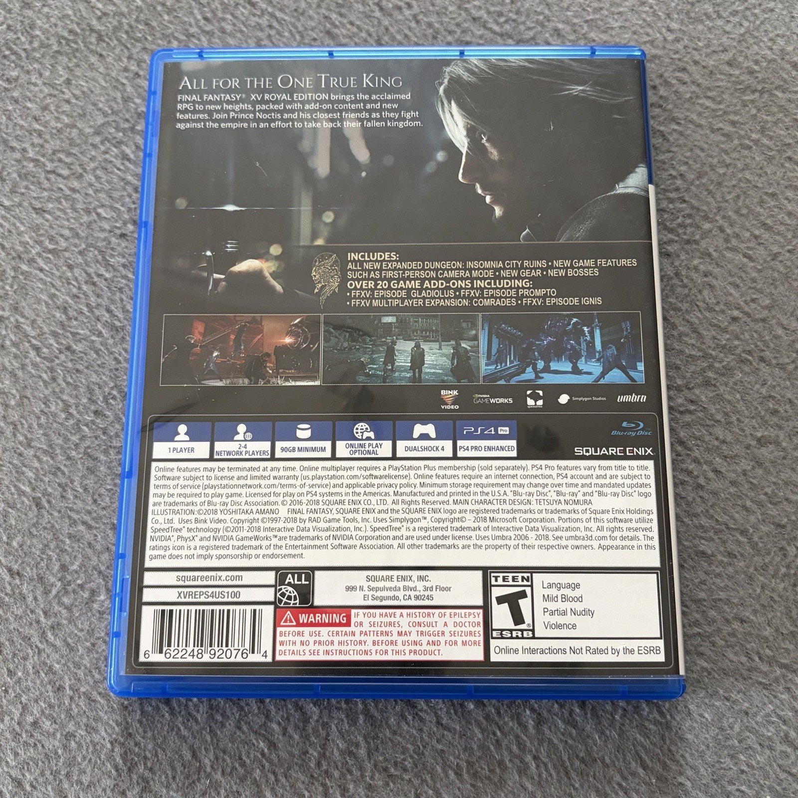 Final Fantasy XV Royal Edition – Playstation 4 PS4