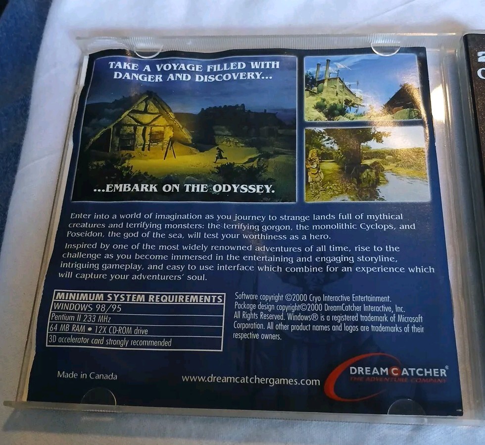 Odyssey …the Search for Ulysses PC Jewel Case CD-ROM 2 Disc