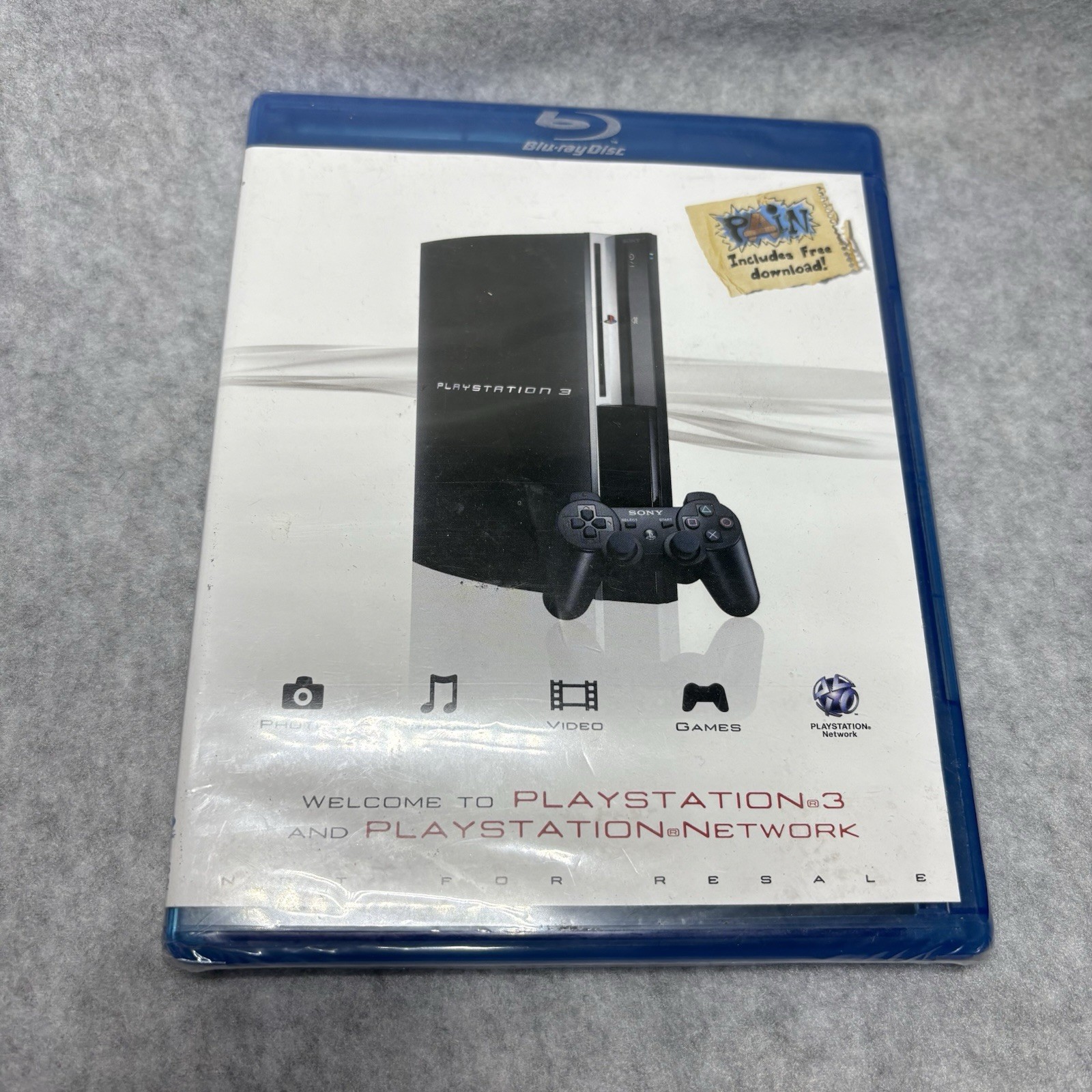 PS3 Blu-ray Pain Disc Welcome to PlayStation 3 & Network New In Shrink
