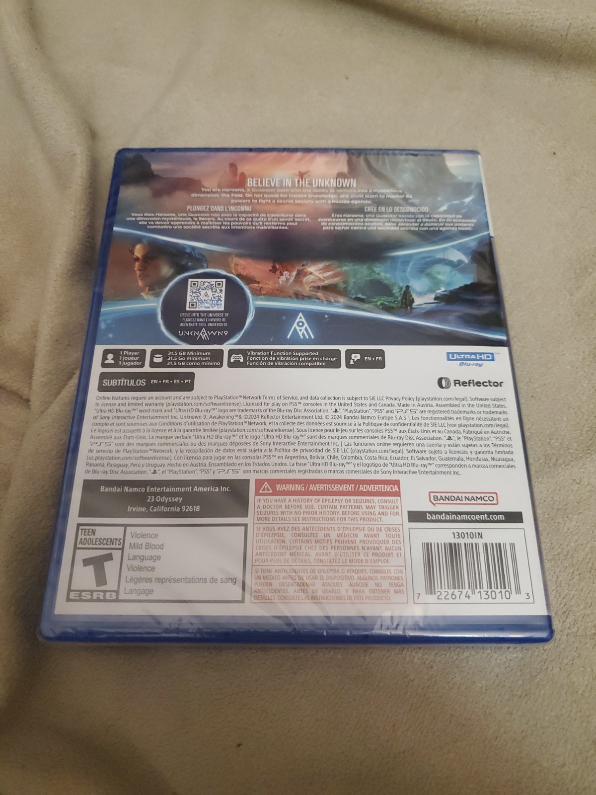 Unknown 9: Awakening – Sony PlayStation 5 – New