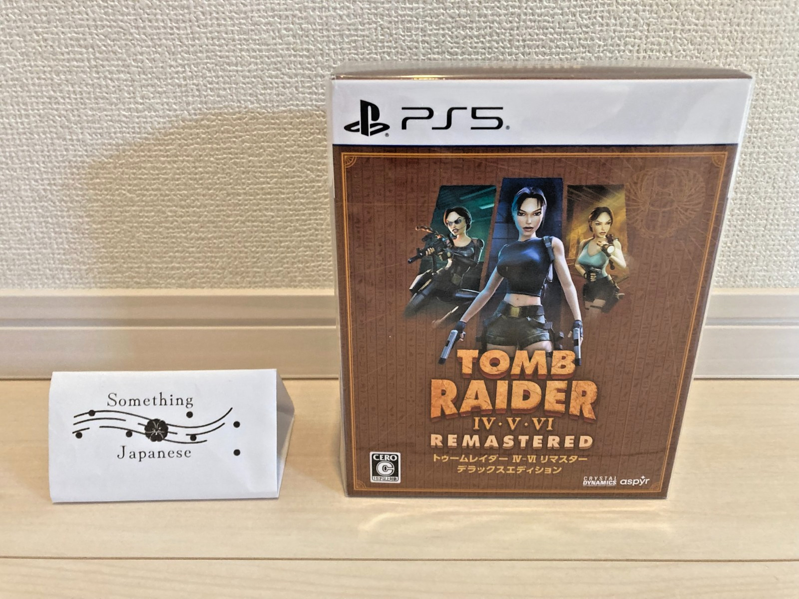 Tomb Raider IV VI Remastered Deluxe Edition PS5 Game Steelbook CD Map Japan New