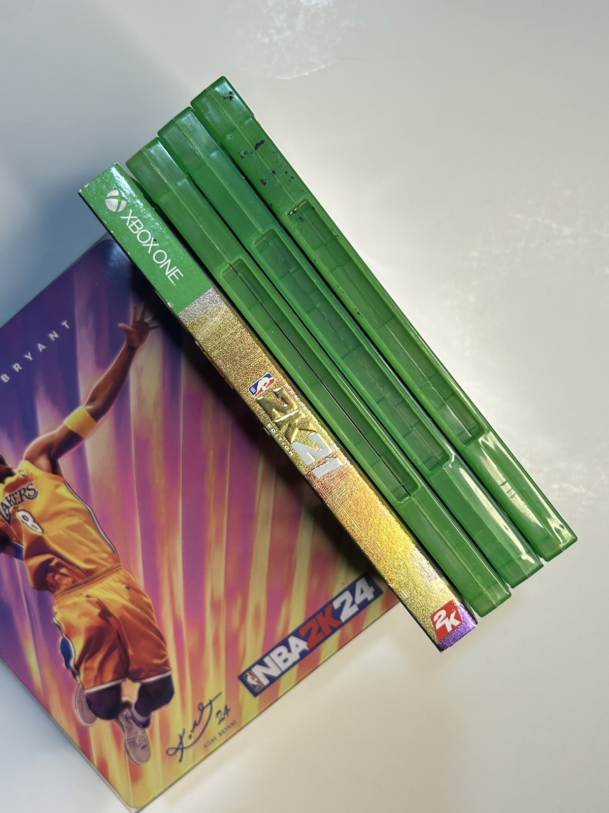 NBA 2K Kobe Bryant Edition Game Bundle Lot w/ Steelbook – 2K17, 2K21, 2K24