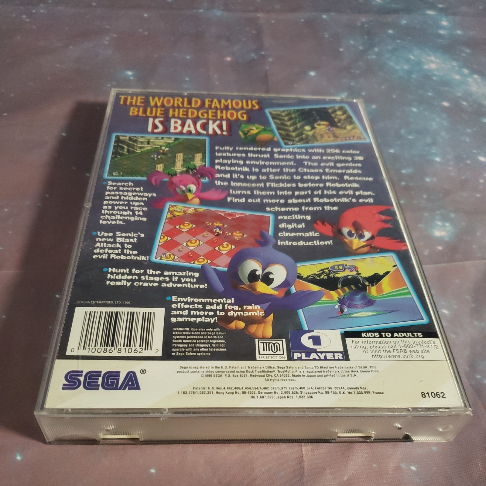 Sonic 3D Blast Sega Saturn Untested (See Pictures)