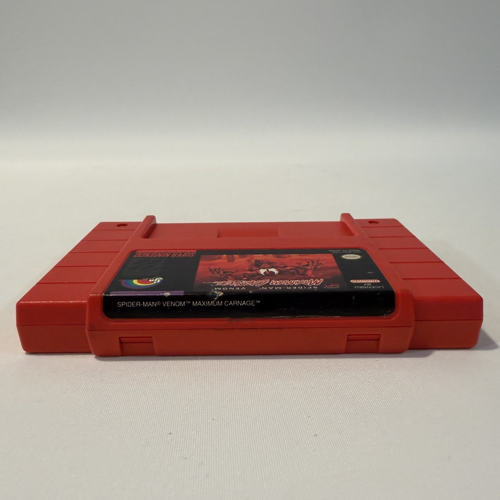 Spider-Man & Venom Maximum Carnage SNES Beat ‘Em Up Action Video Game Cartridge