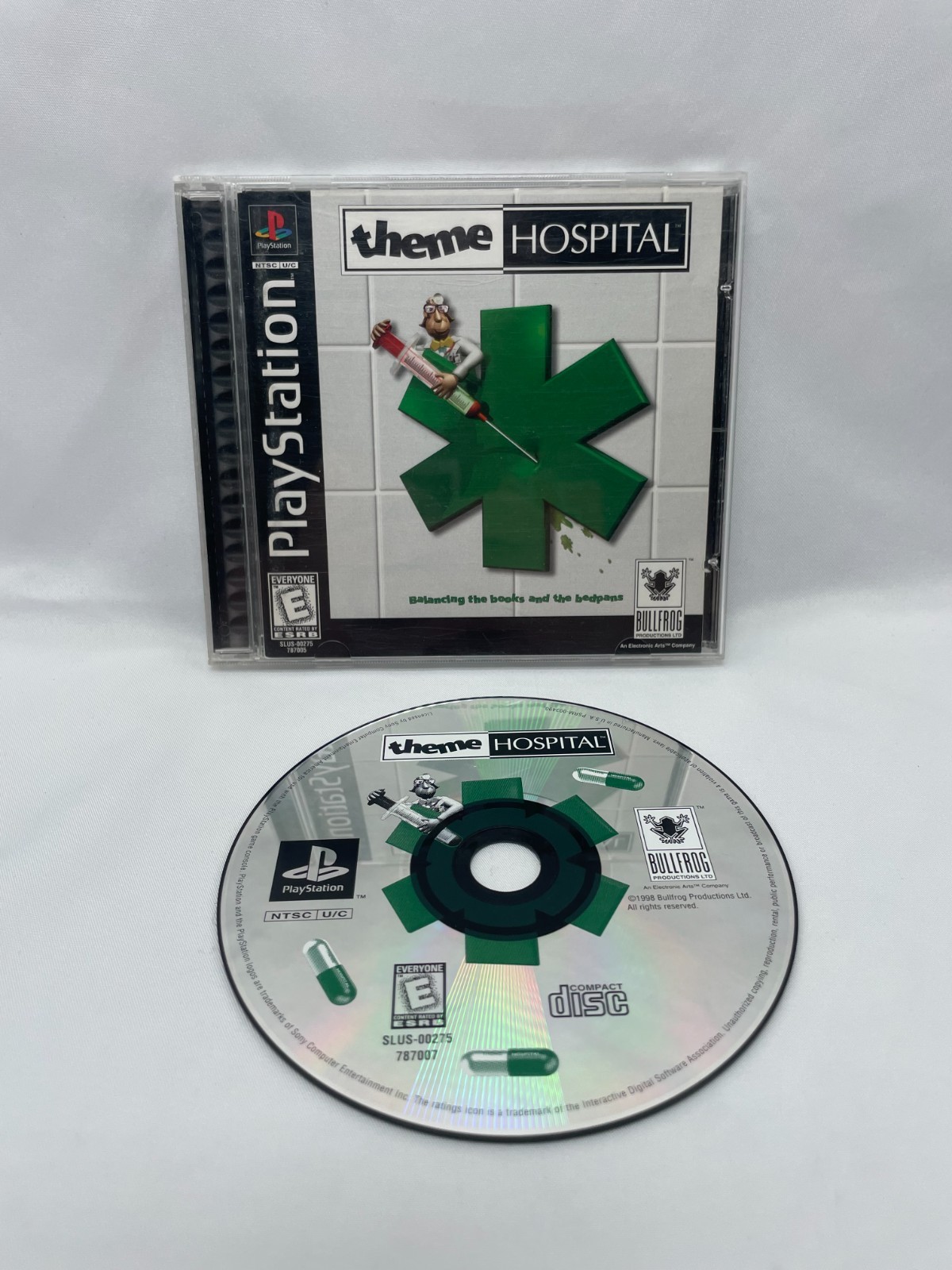 Theme Hospital (Sony PlayStation 1 PS1, 1998) Disc Only Tested
