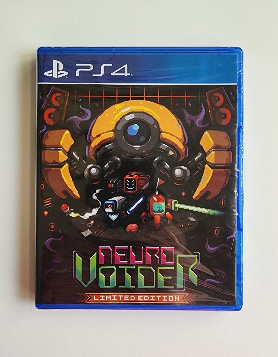 NeuroVoider Limited Edition (PlayStation 4, PS4) LRG #75 w/ Trading Card – NEW