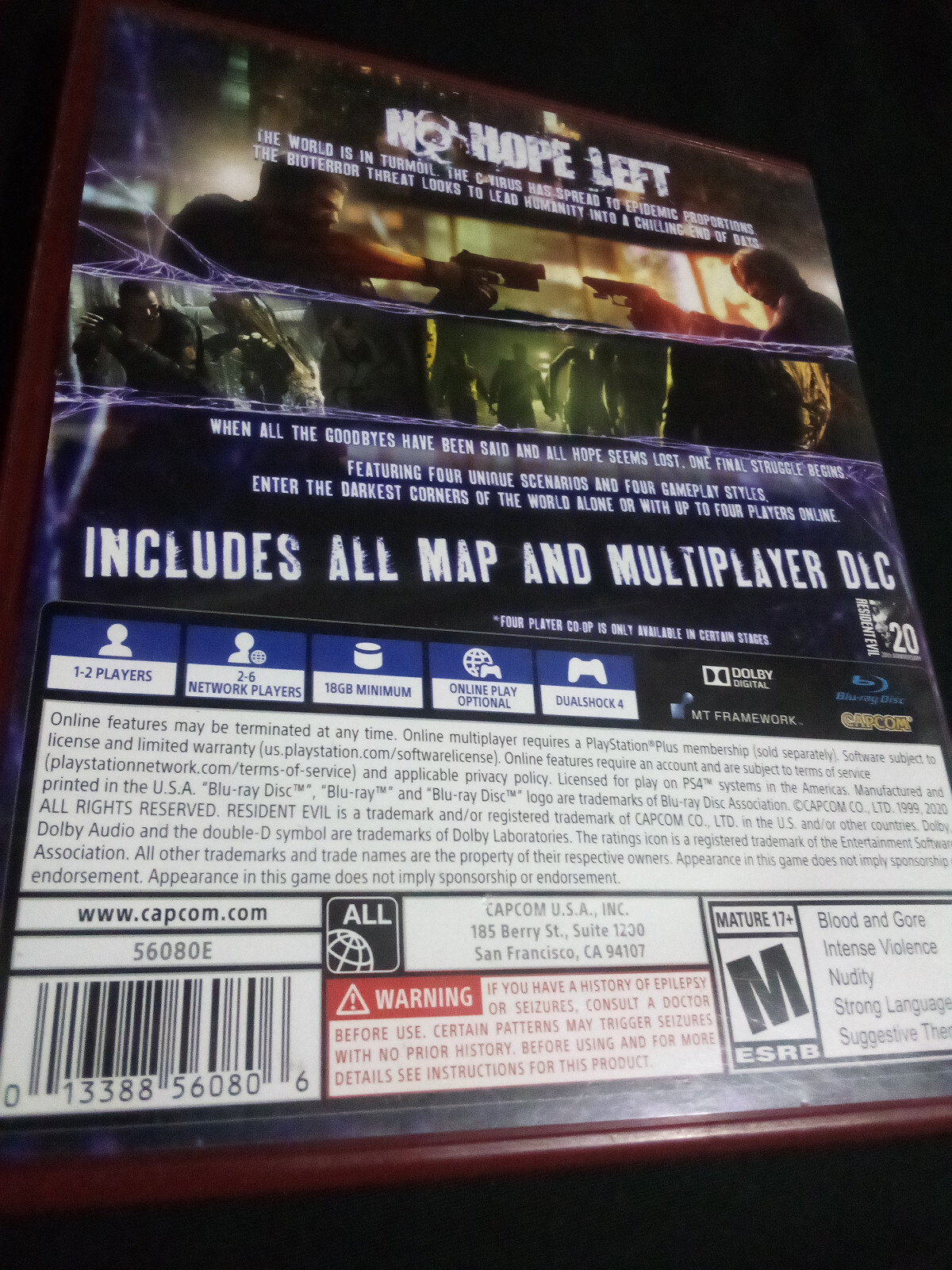 resident evil 6 ps4