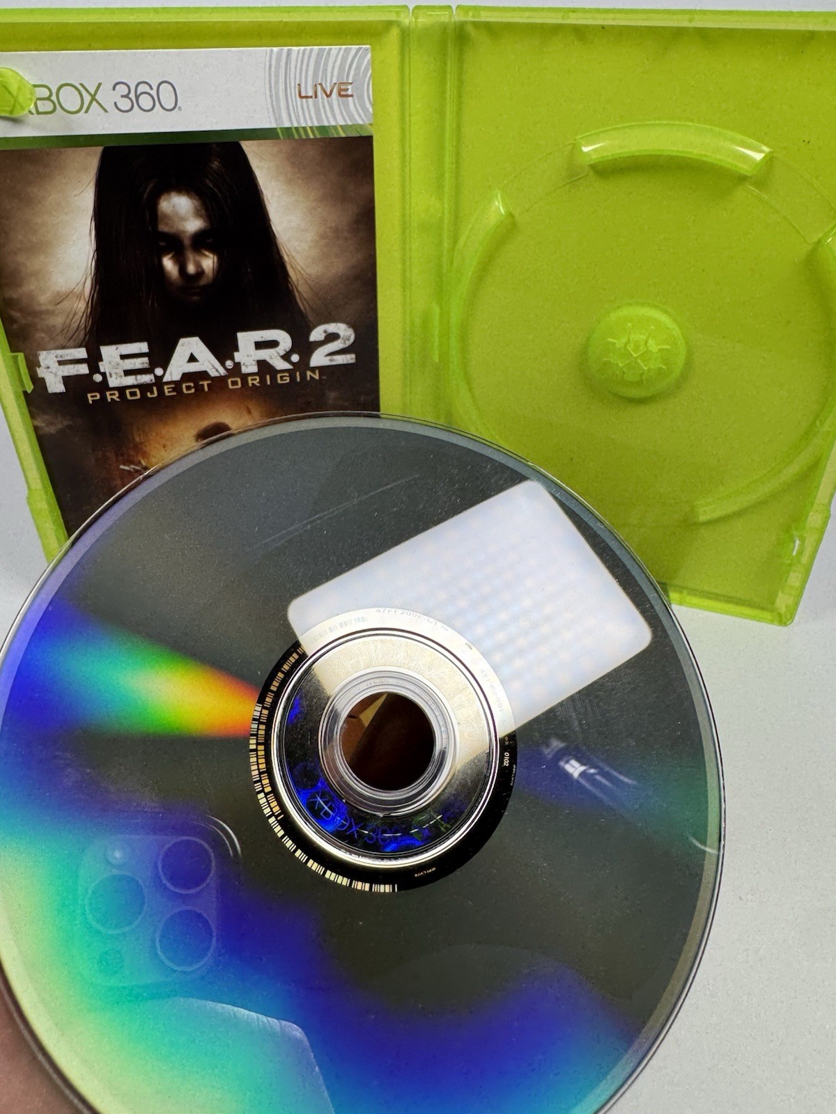 F.E.A.R. 2: Project Origin (Microsoft Xbox 360, 2009) Complete