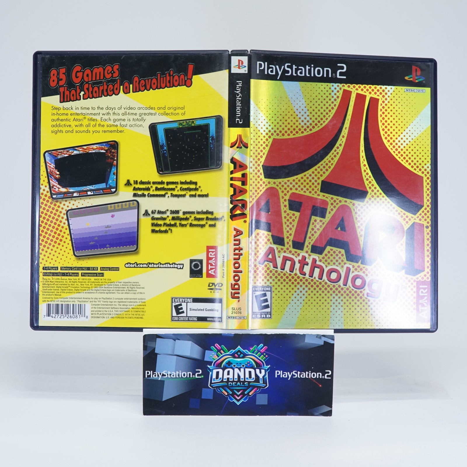 Atari Anthology PS2 CIB W/ Manual – PlayStation 2