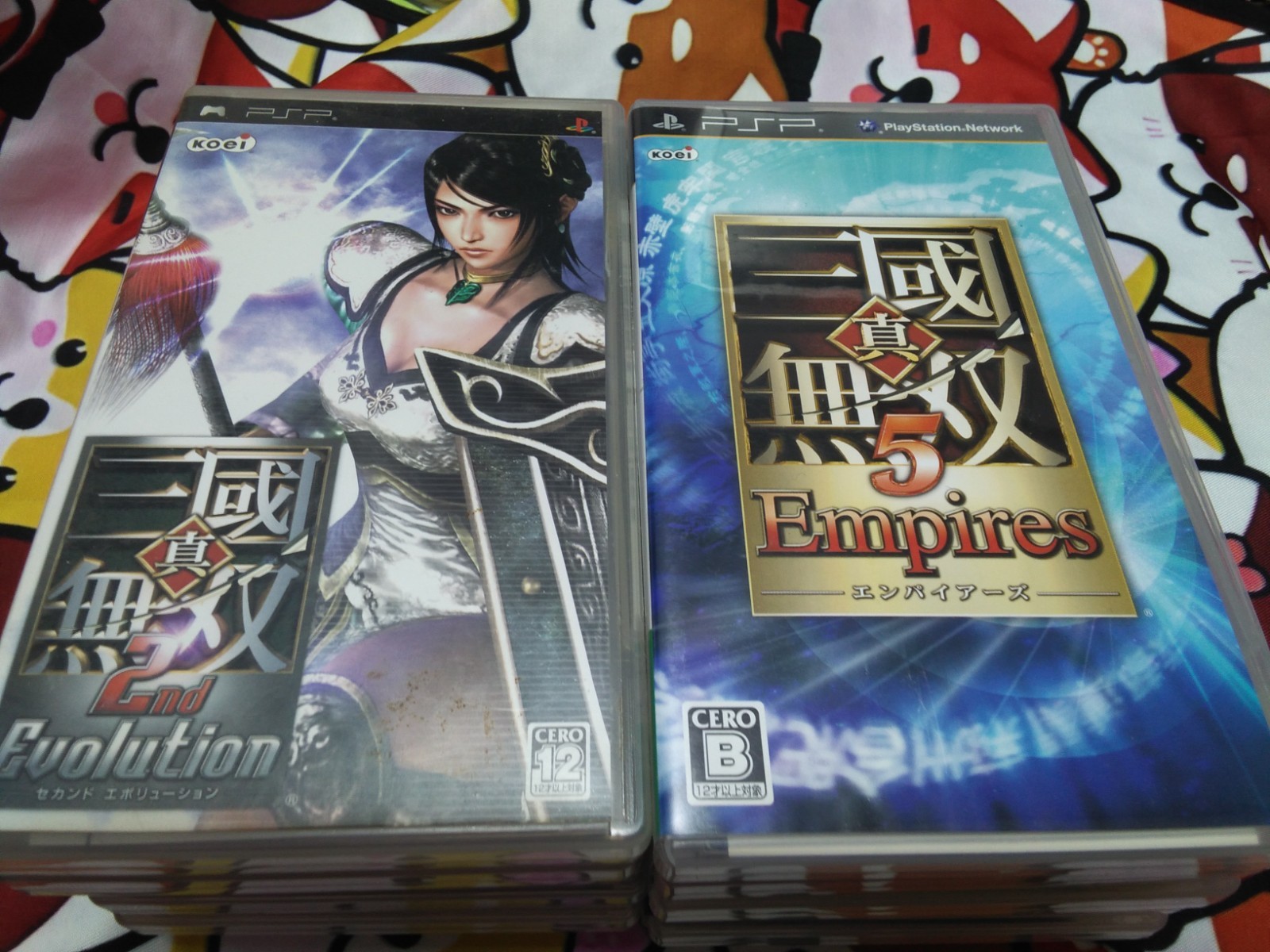 PSP Game soft Lot 10 Random Case Included Some Instruction Manuals Have Stains