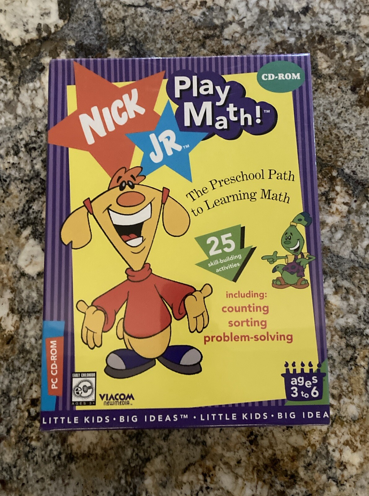 Nick Jr. Play Math (PC, BIG BOX 1996) FACTORY SEALED
