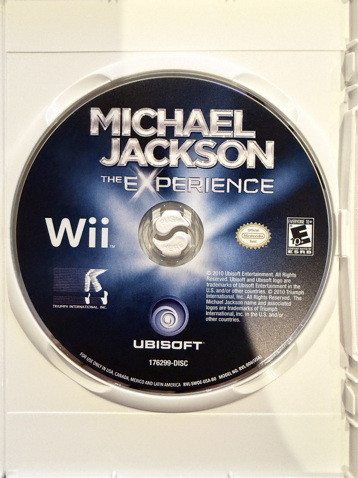 Michael Jackson: The Experience; CIB (Nintendo Wii, 2010)