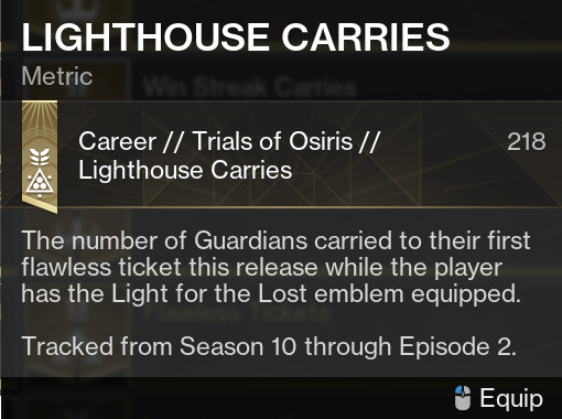Destiny 2 Trials of Osiris Carry (GUARANTEED)