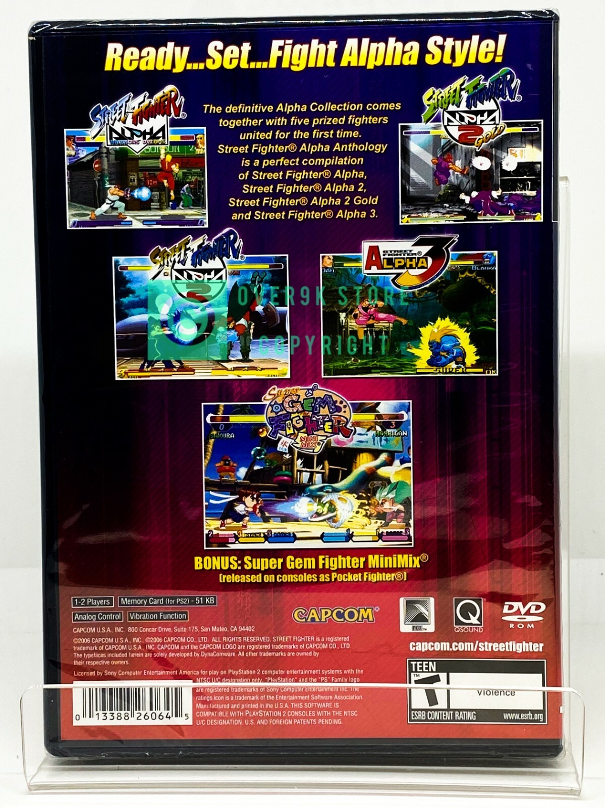 Street Fighter Anniversary Collection + Street Fighter Alpha Anthology – PS2