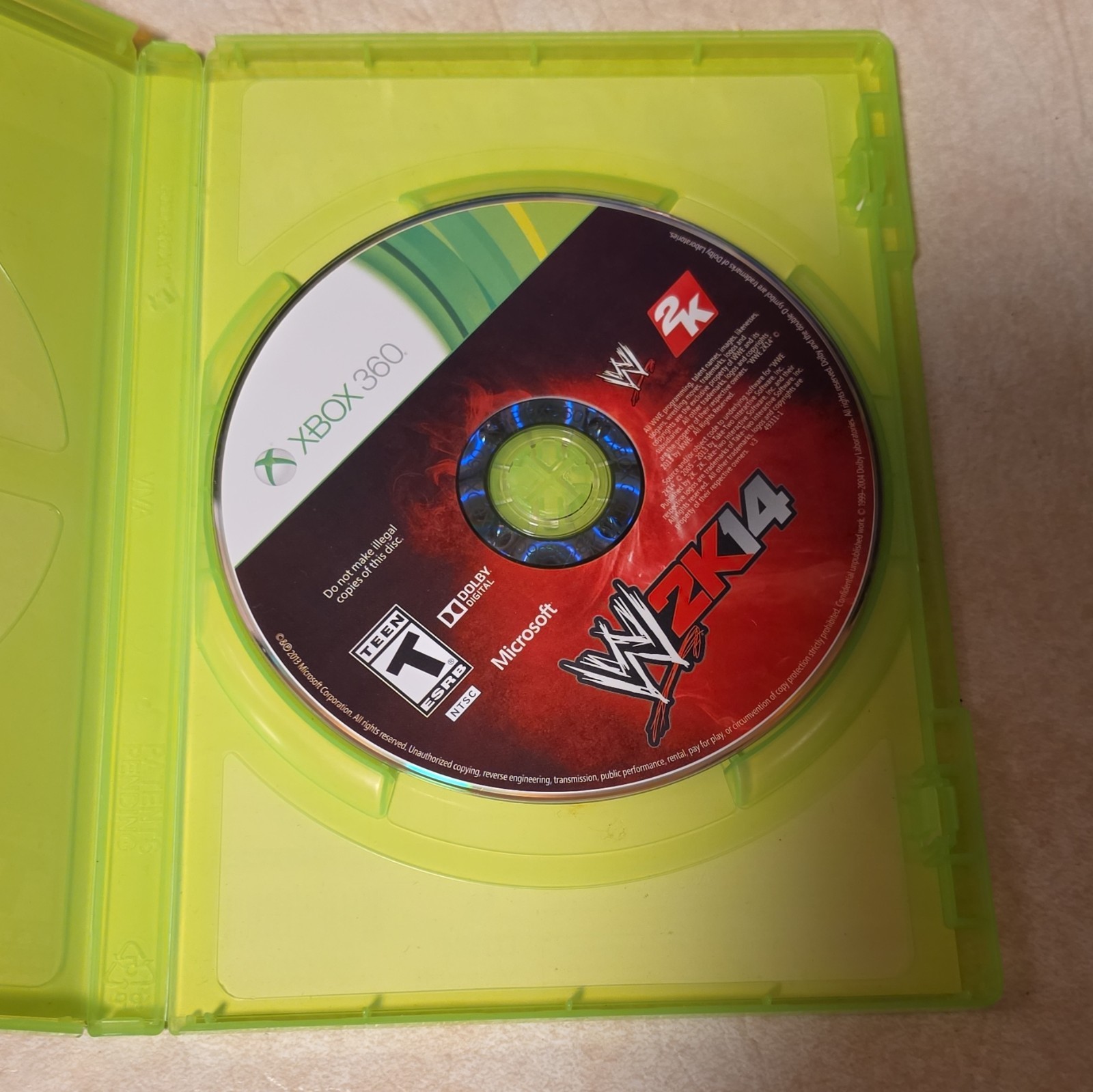 THQ WWE ’13 (Microsoft Xbox 360) T-Teen, NTSC-U/C (US/Canada), WWE