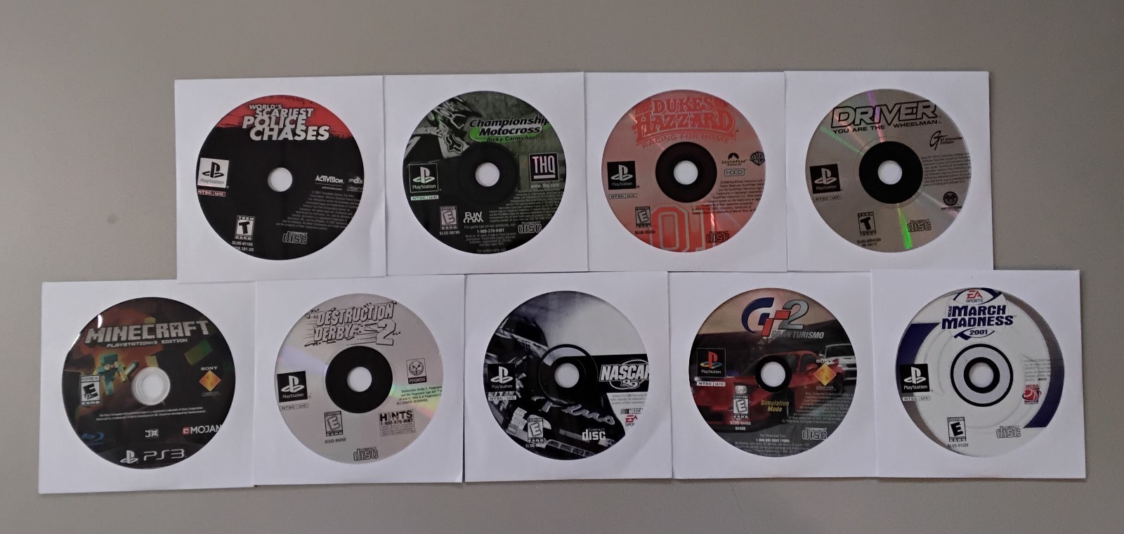 Play Station Games Lot of (9) Misc.