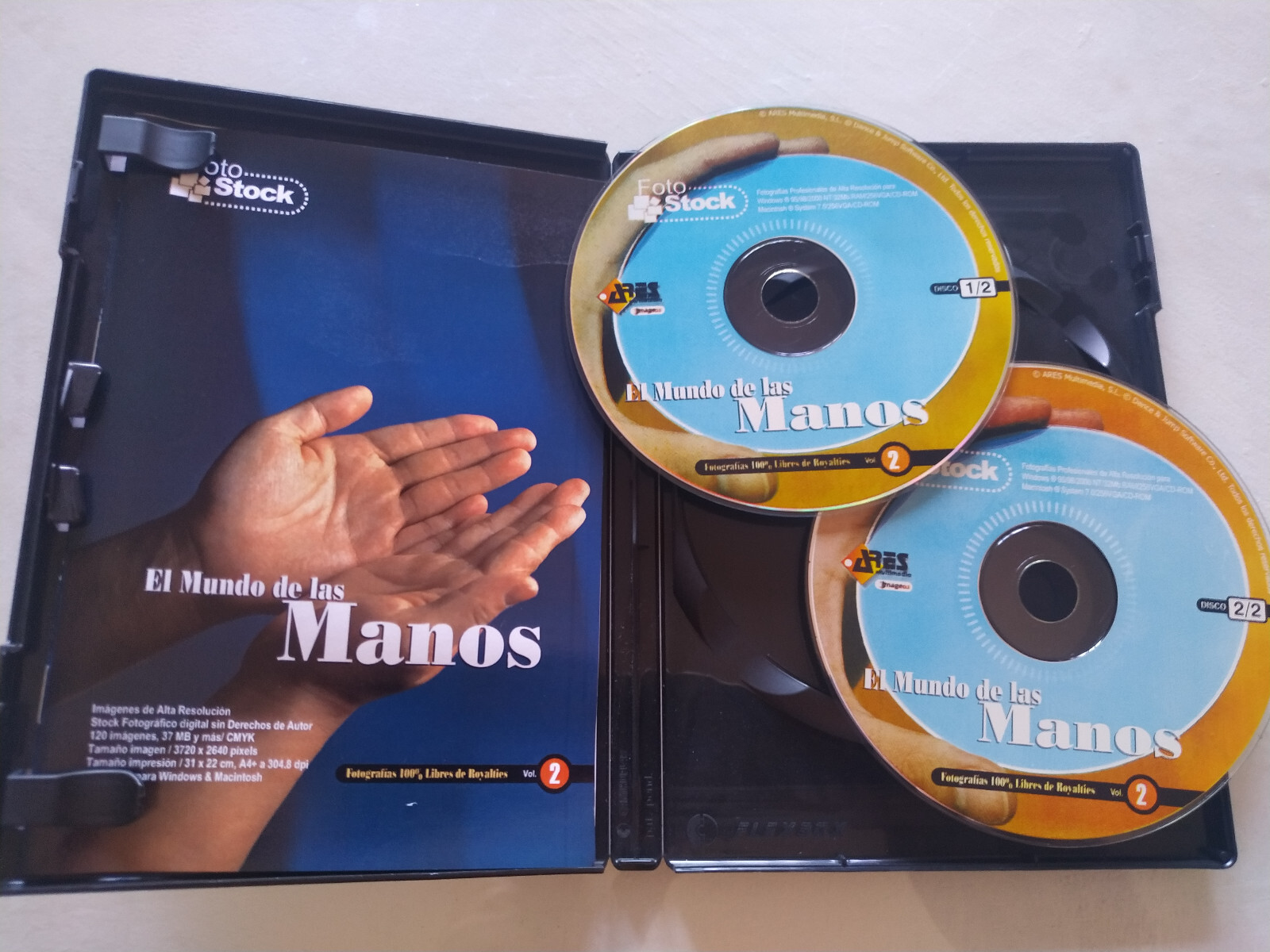 The World of Hands Photo Stock 120 Photos – Game for PC CD-ROM Spain Edition