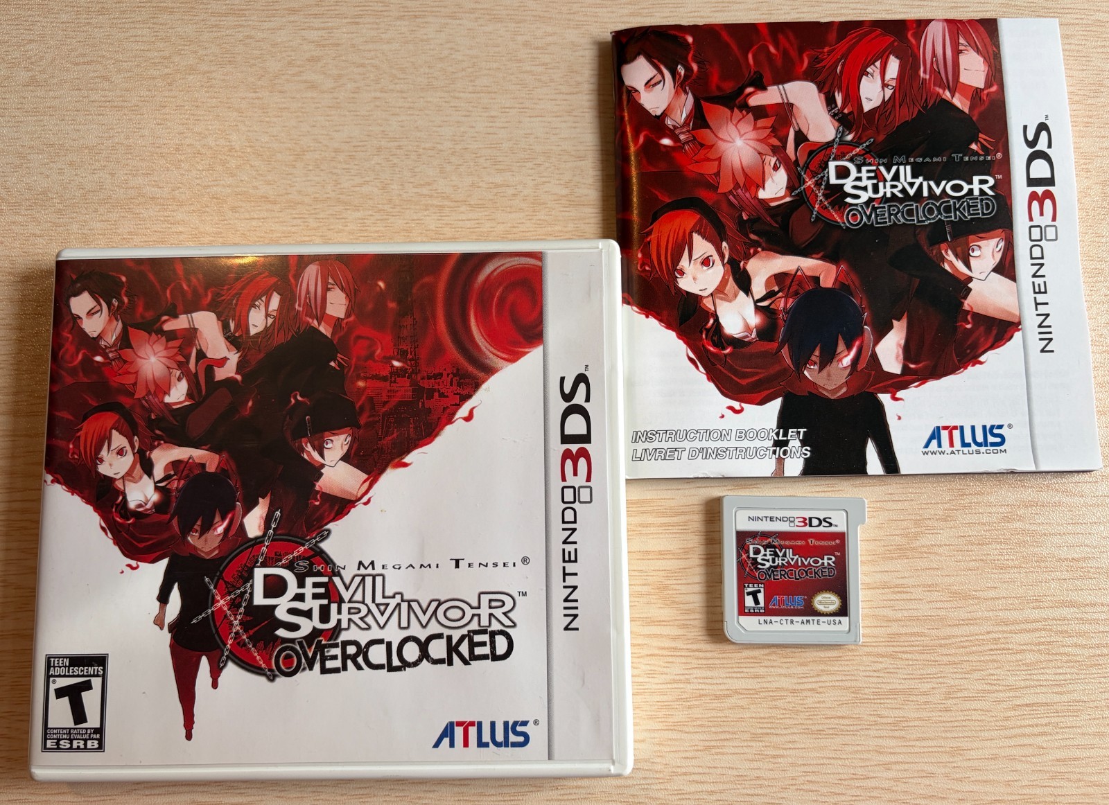 Shin Megami Tensei: Devil Survivor Overclocked (Nintendo 3DS, 2011) tested