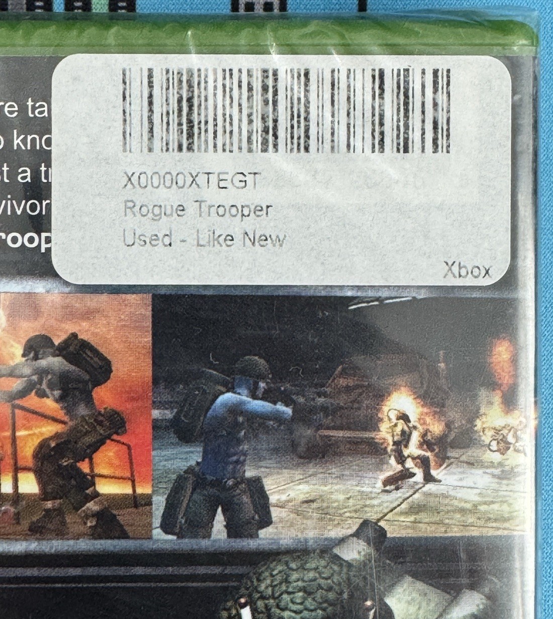 Rogue Trooper Microsoft Xbox CIB Complete Used LN – Sealed