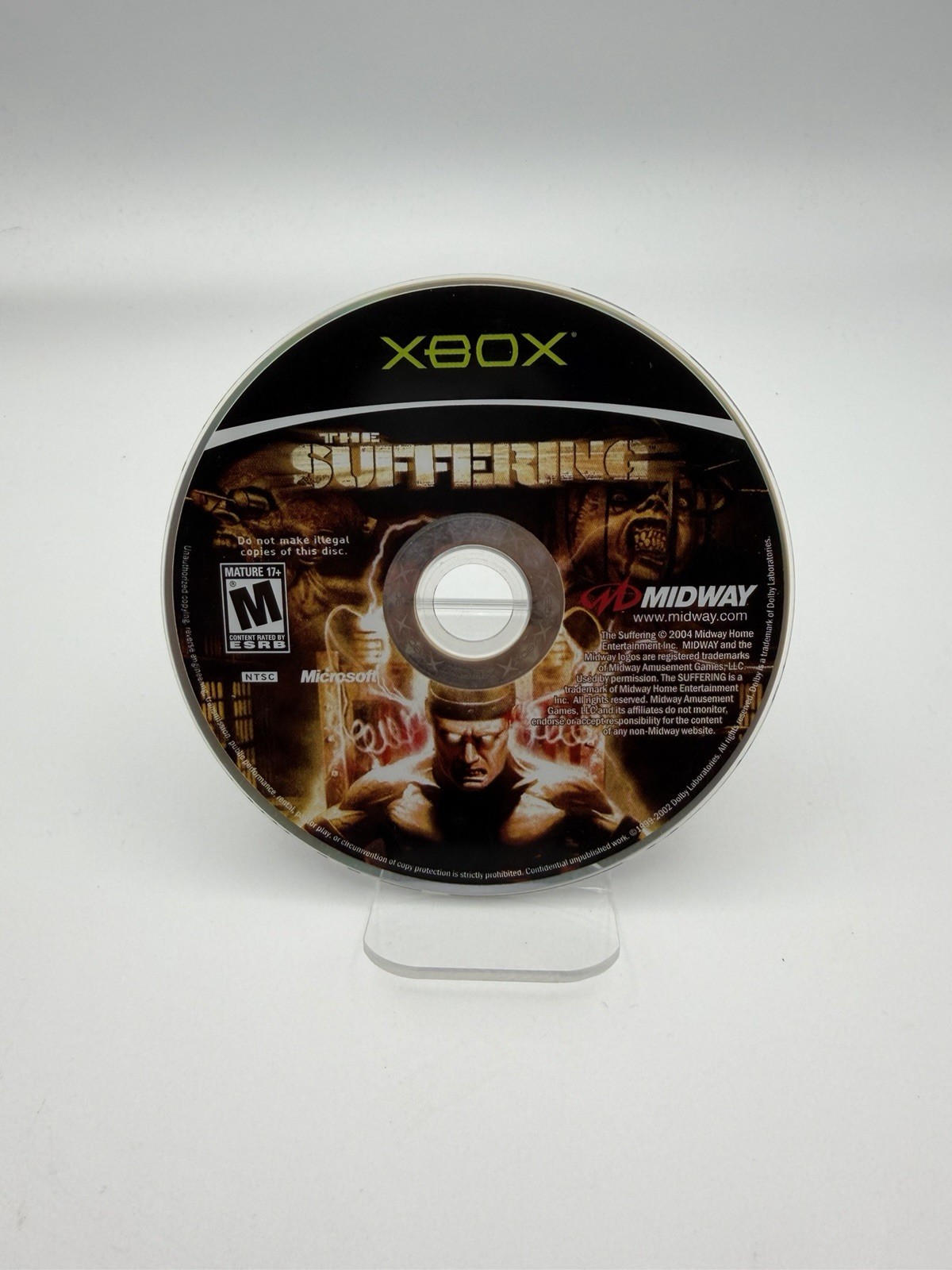 The Suffering Microsoft Original OG Xbox 2004 Tested & Working Disc Only
