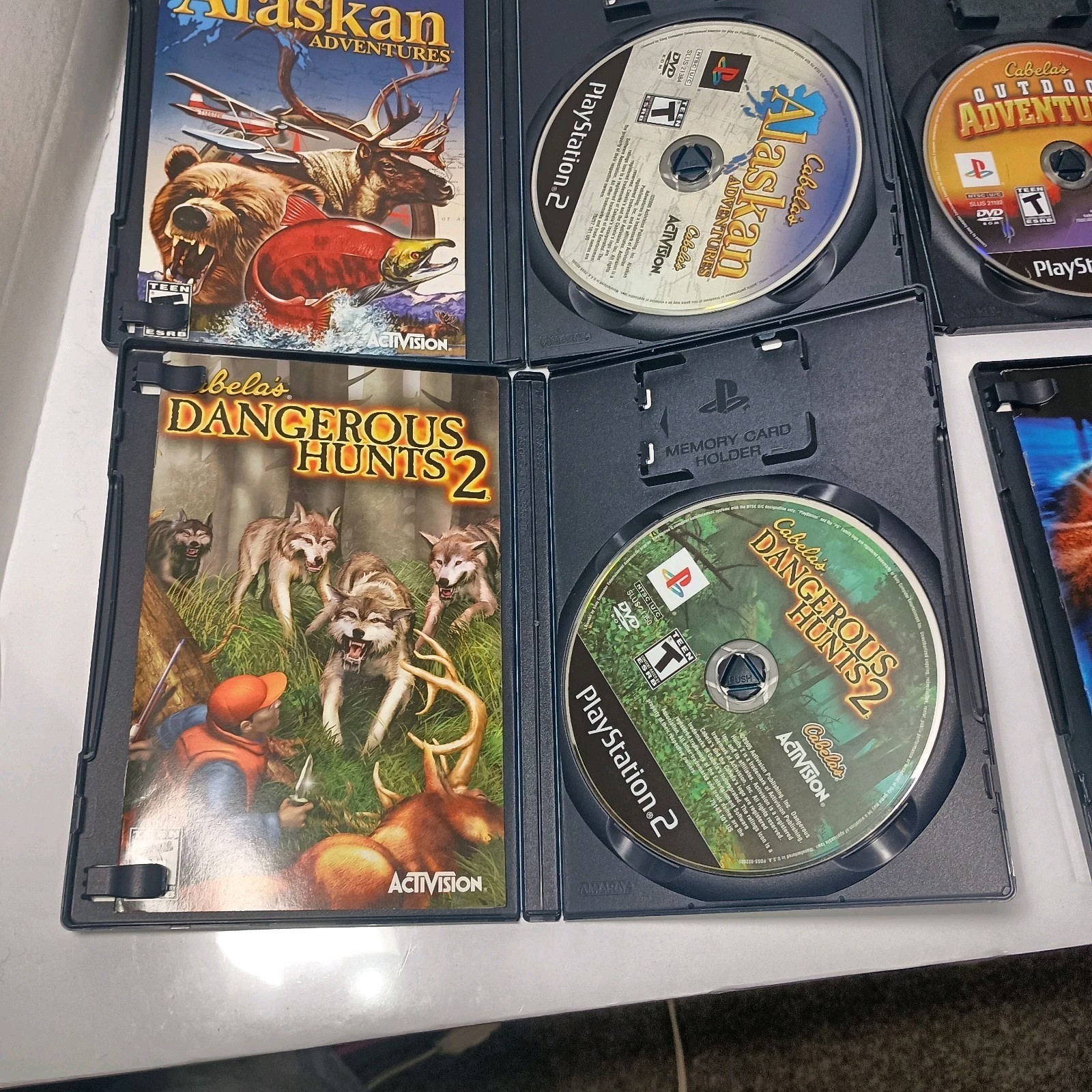 Cabelas Bundle PS2 Hunting Video Games Lot Of 5 CIB Complete PlayStation 2