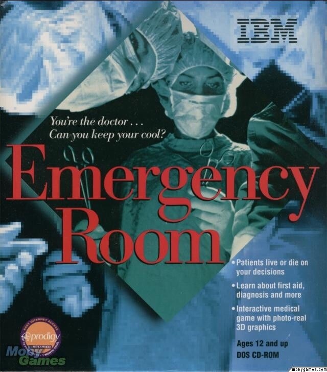 EMERGENCY ROOM 1 PC GAME 1995 ORIGINAL +1Clk Windows 11 10 8 7 Vista XP Install