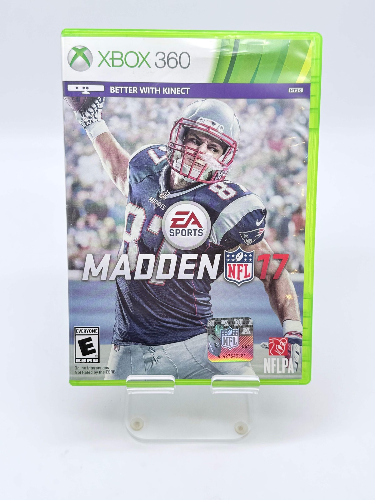 Madden NFL 17 Xbox 360 w/ Case