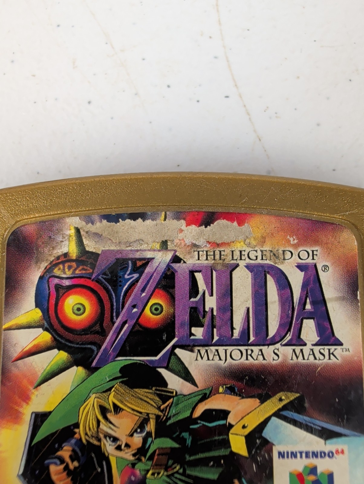 The Legend of Zelda Majora’s Mask Nintendo 64 N64 Gold Cartridge Tested Working