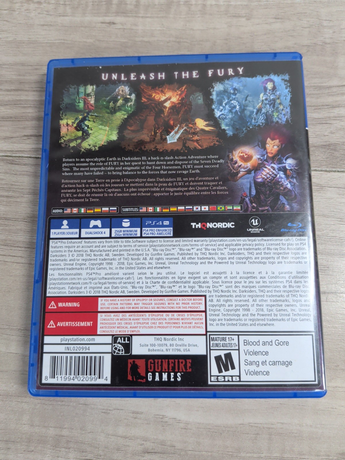 Darksiders III PS4 PlayStation 4 THQ Nordic