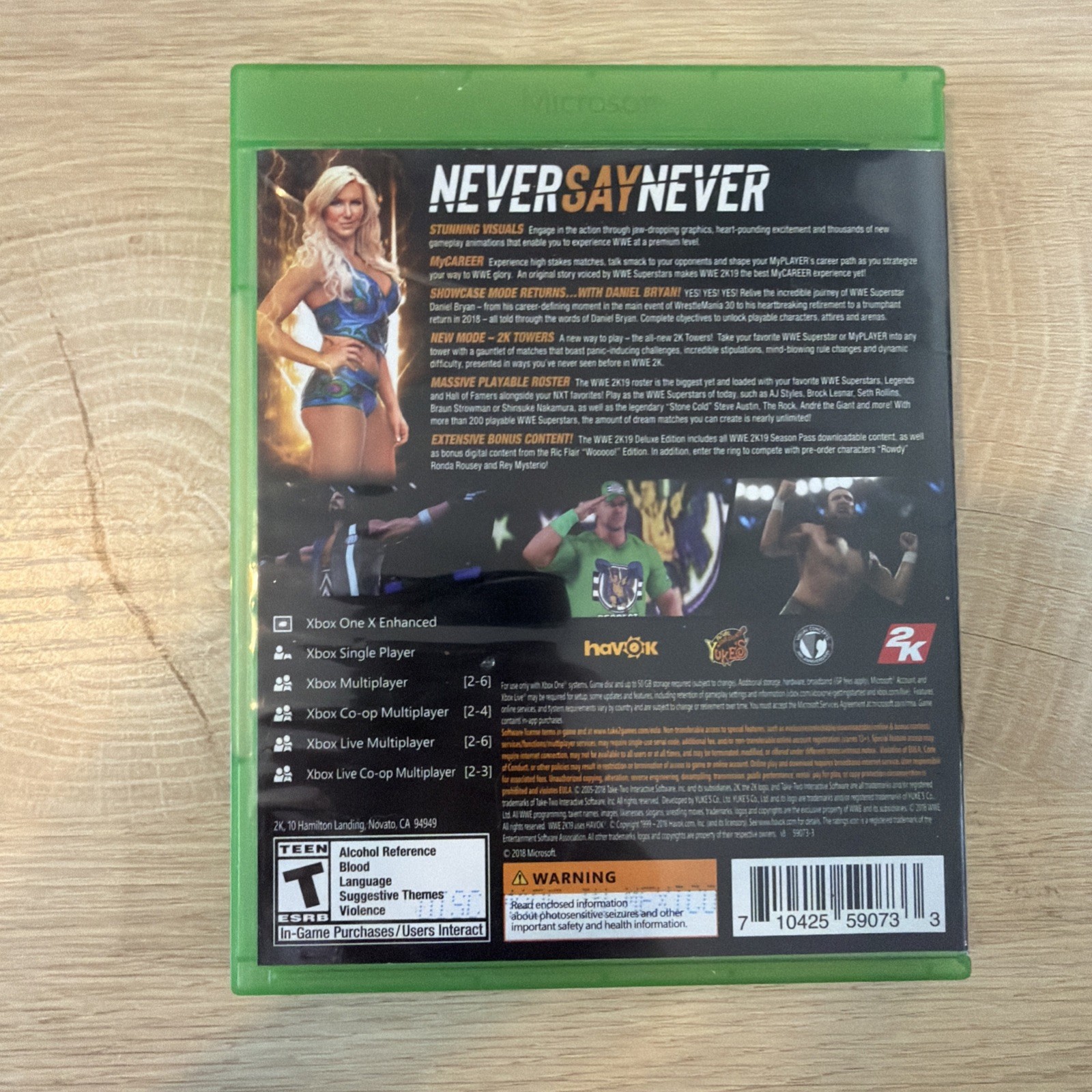 Microsoft Xbox One WWE 2K18 2K19 2K20 DELUXE Edition Lot