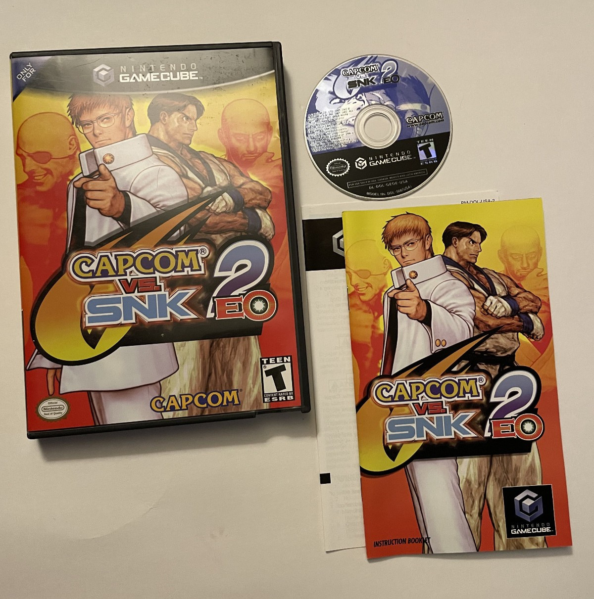Capcom vs. SNK 2: EO (Nintendo GameCube, 2002) Complete / CIB, Tested