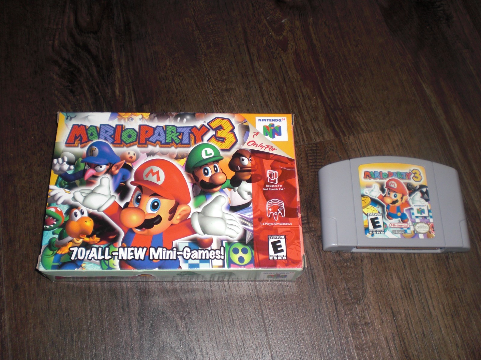 Mario Party 3 Nintendo 64 N64 NEAR COMPLETE CIB Box Game AUTHENTIC GENUINE OEM