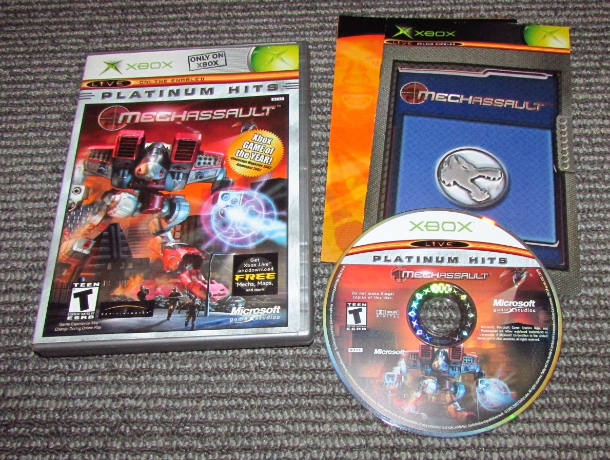 MechAssault for Microsoft Xbox Complete Fast Shipping