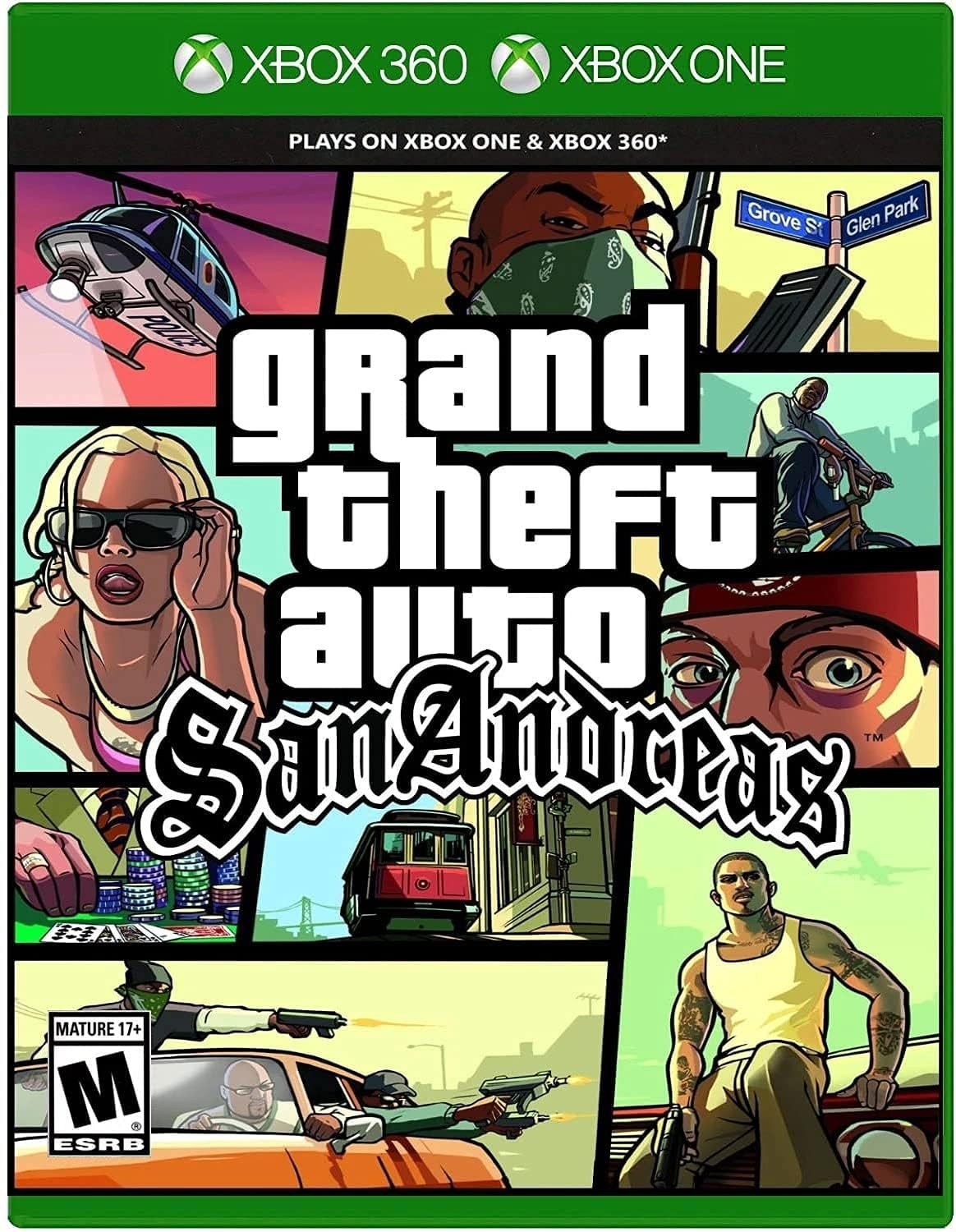 Grand Theft Auto: San Andreas (XB1 Packaging) – Xbox 360