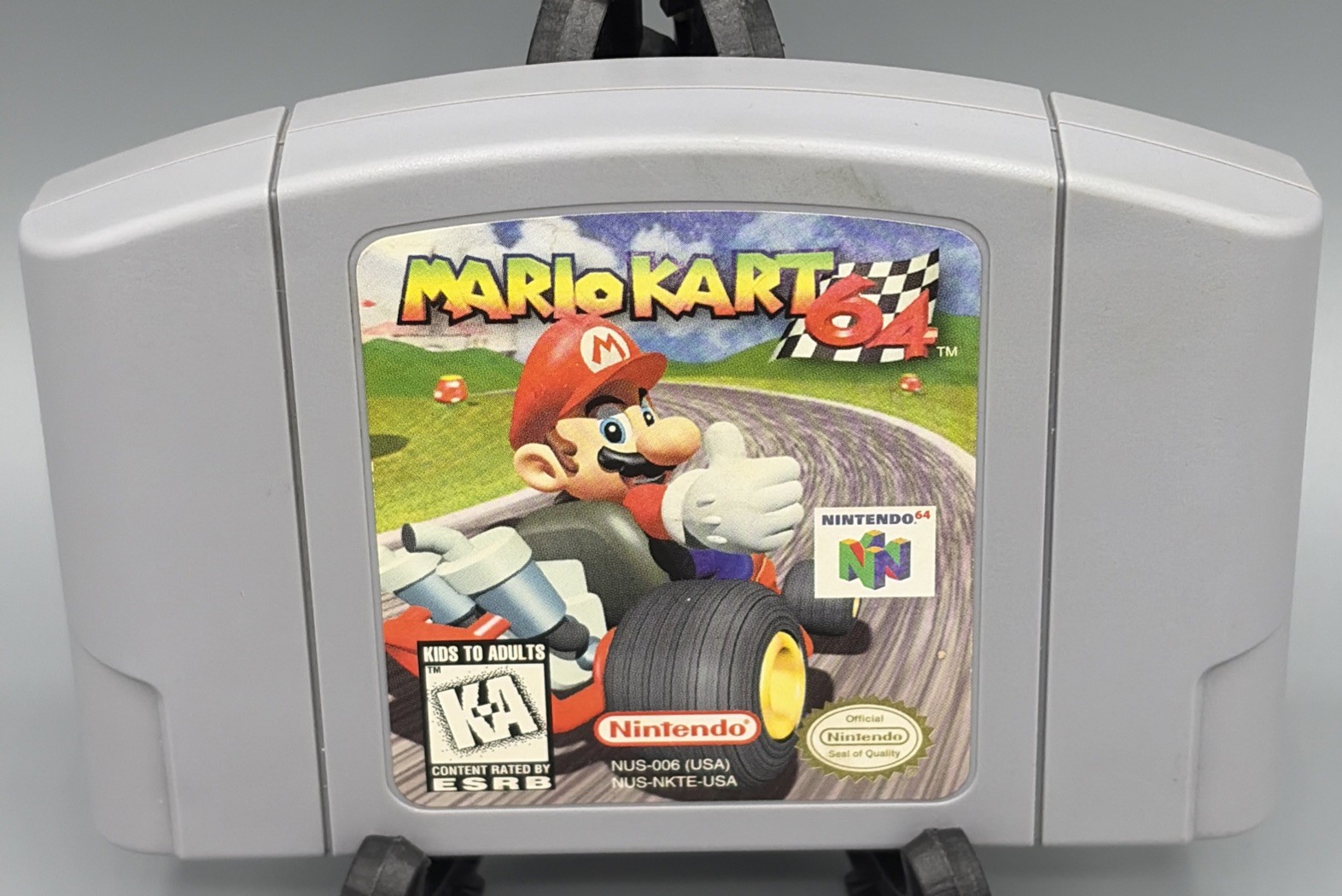Mario Kart 64 -Nintendo 64 N64 First Print “00” Authentic 💯Tested ✅ Mint💎