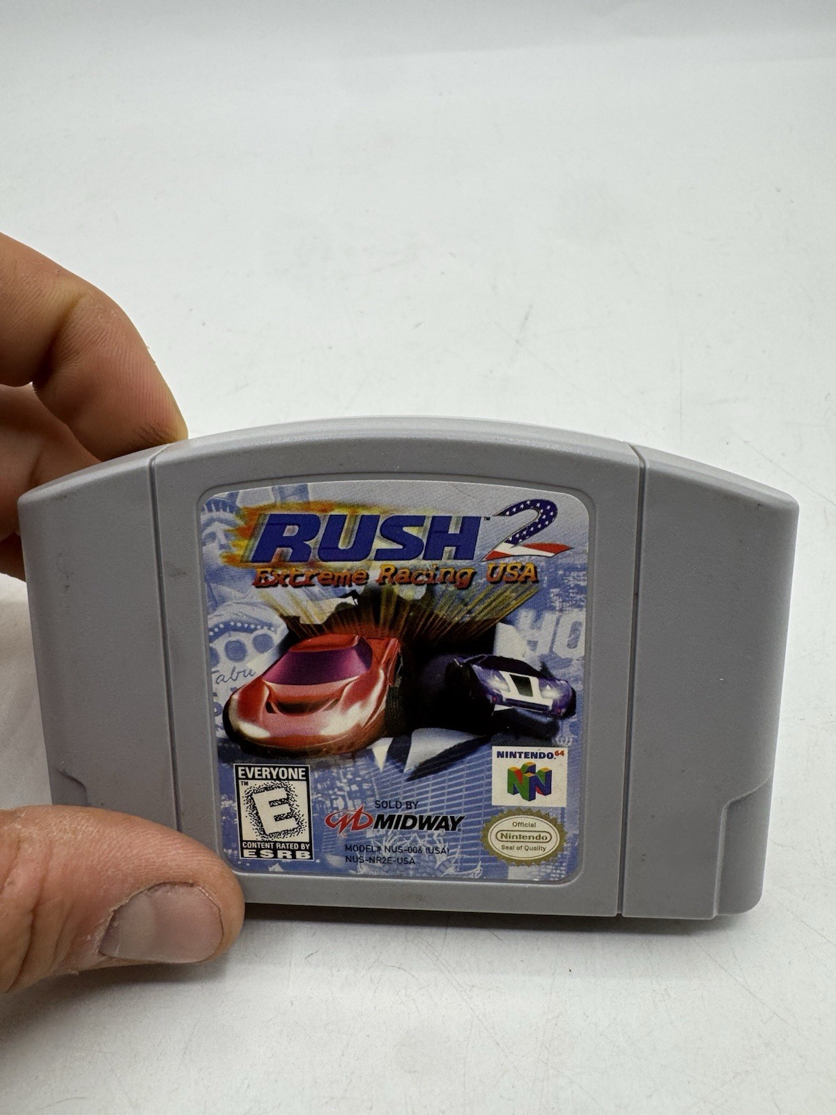 🔥Rush 2 Nintendo 64 N64 1998 Cartridge Only Tested Works