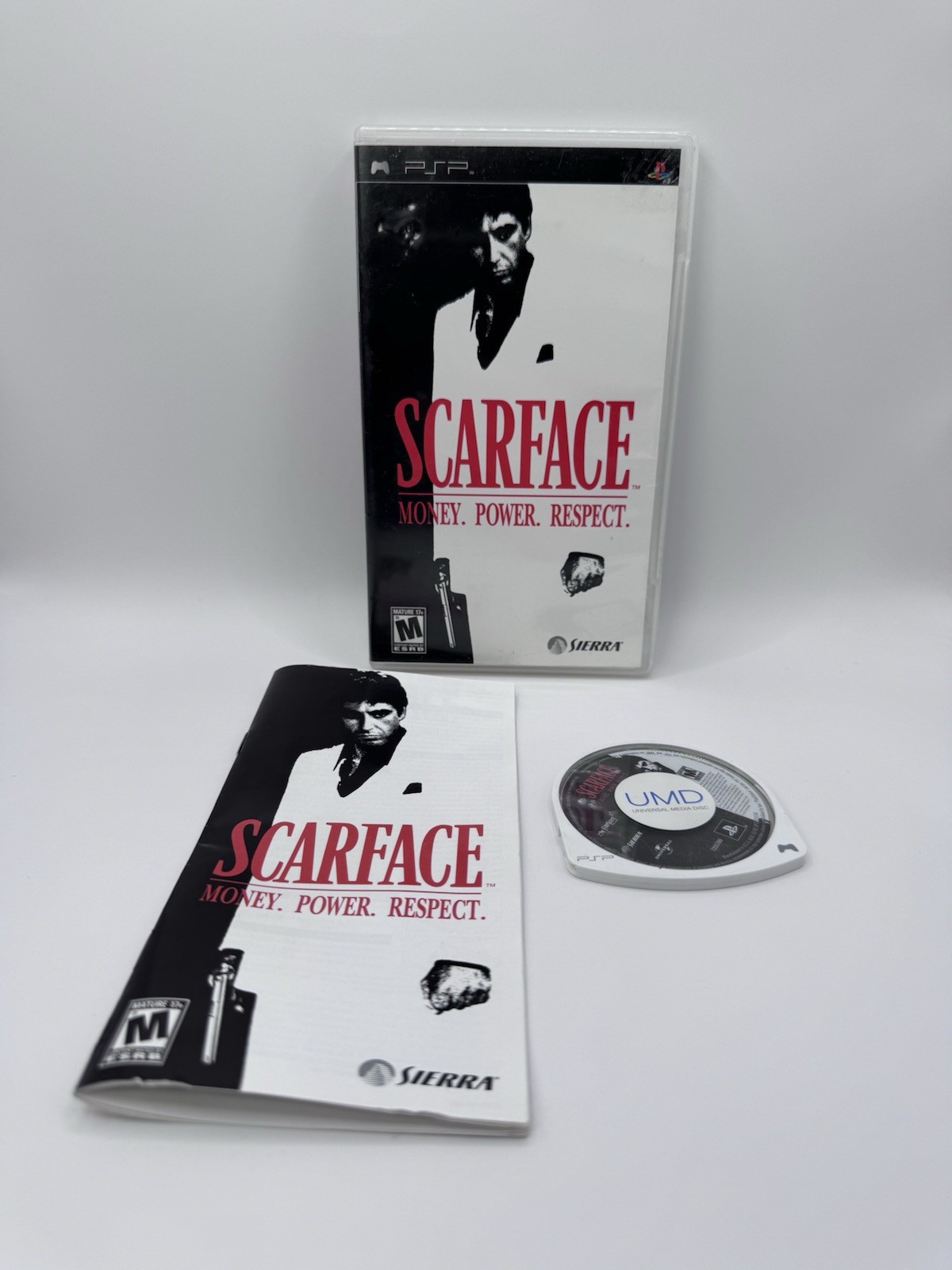 Scarface: Money. Power. Respect. (Sony PSP) – CIB Complete – Black Label Tested