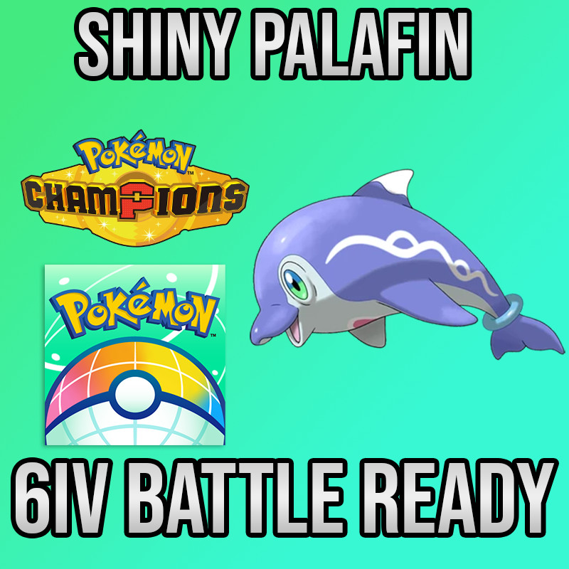 ✨6IV SHINY Palafin + EVS🚀 POKEMON HOME✨Champions✨Online delivery⚡