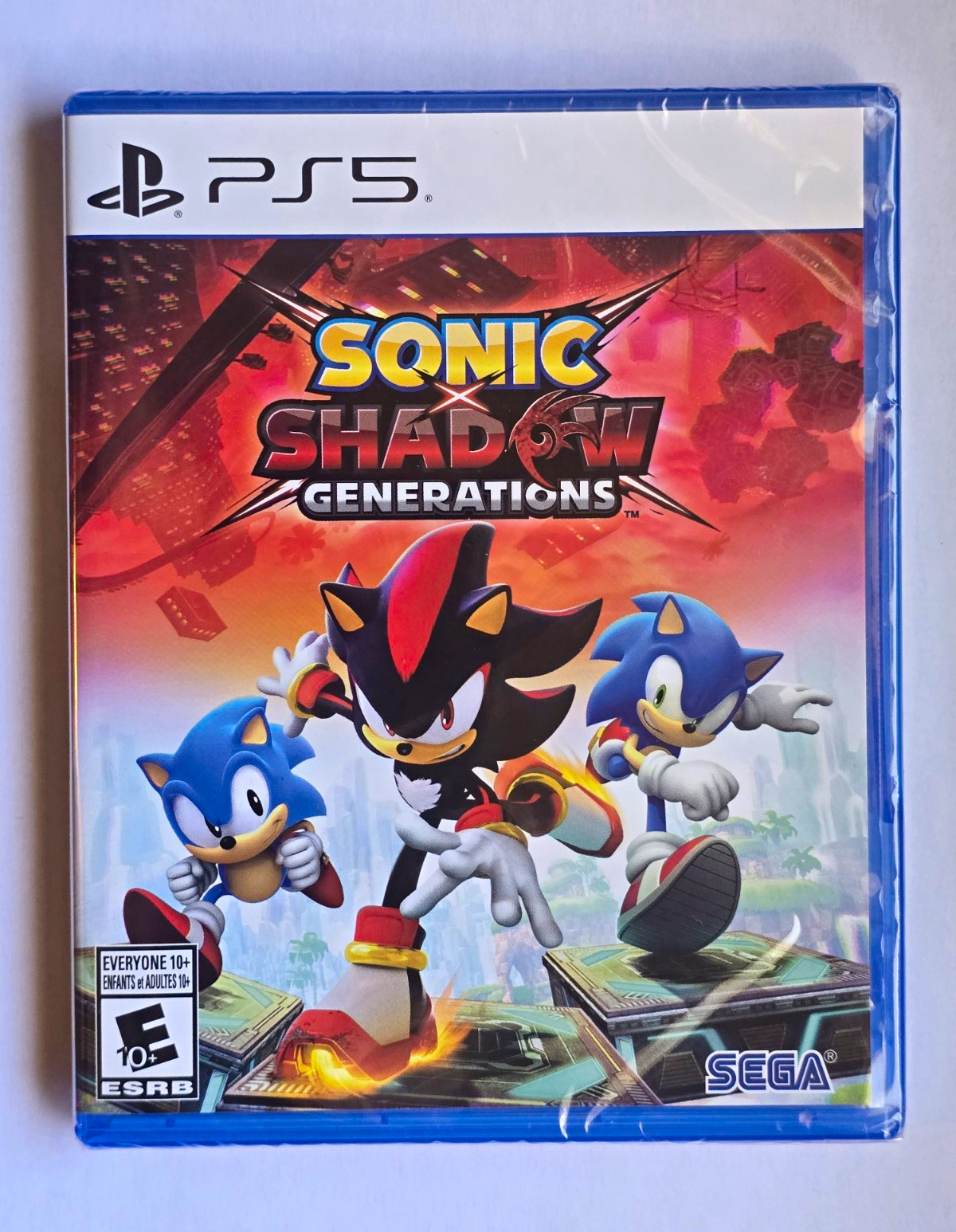 SEGA Sonic X Shadow Generations (Sony PlayStation 5, E10+) Sonic the Hedgehog