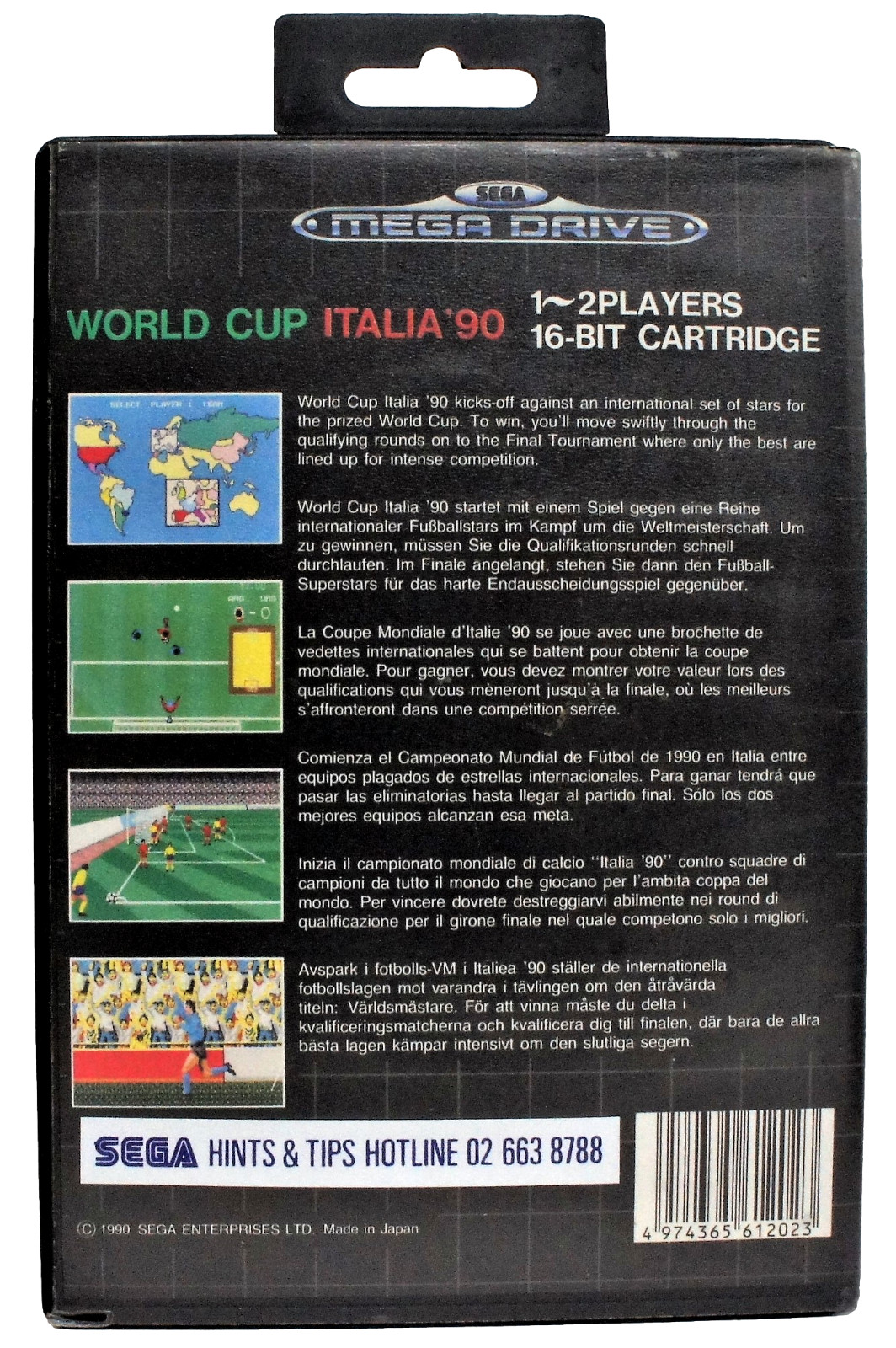 World Cup Italia ’90 Sega Mega Drive *Complete* #2