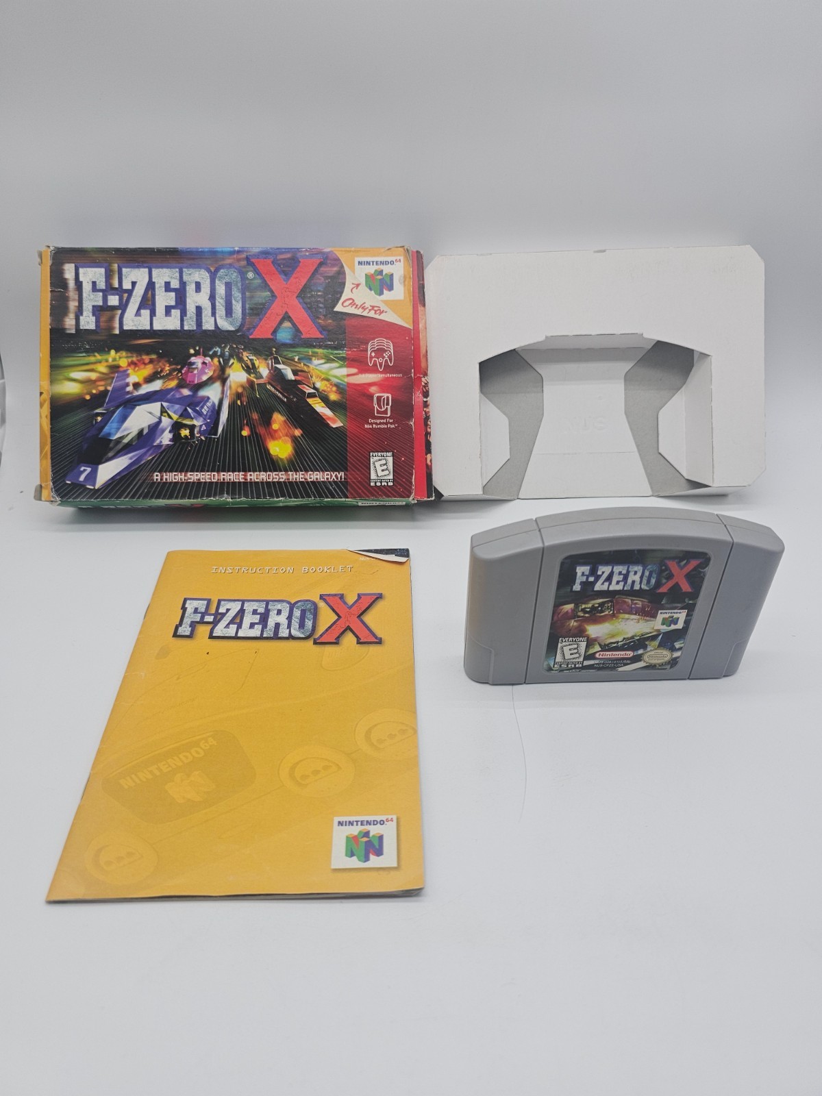 F-Zero X Nintendo 64 N64 Authentic Complete In Box CIB W/ Manual Inserts