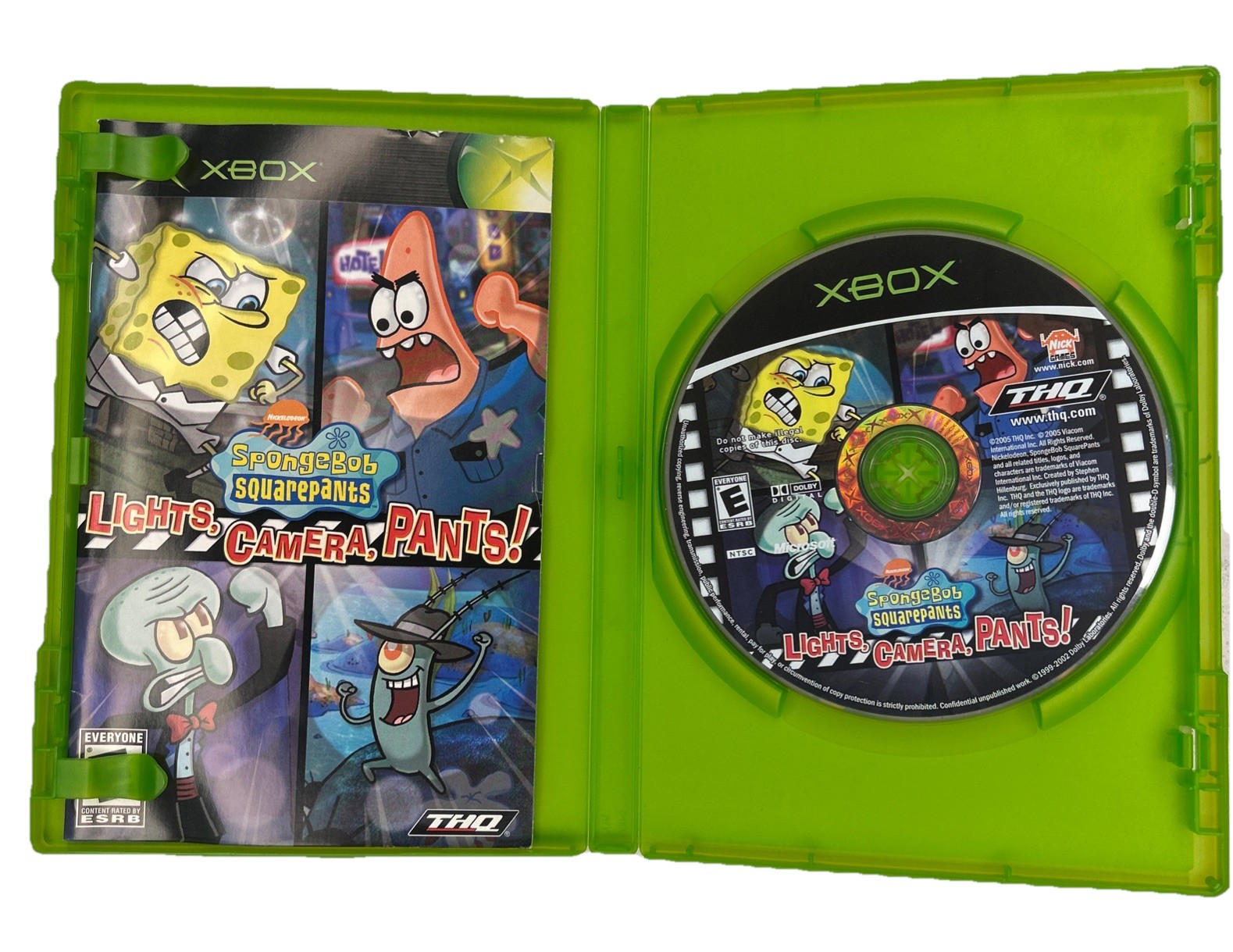 SpongeBob SquarePants: Lights, Camera, Pants (Microsoft Xbox, 2005) Blockbuster