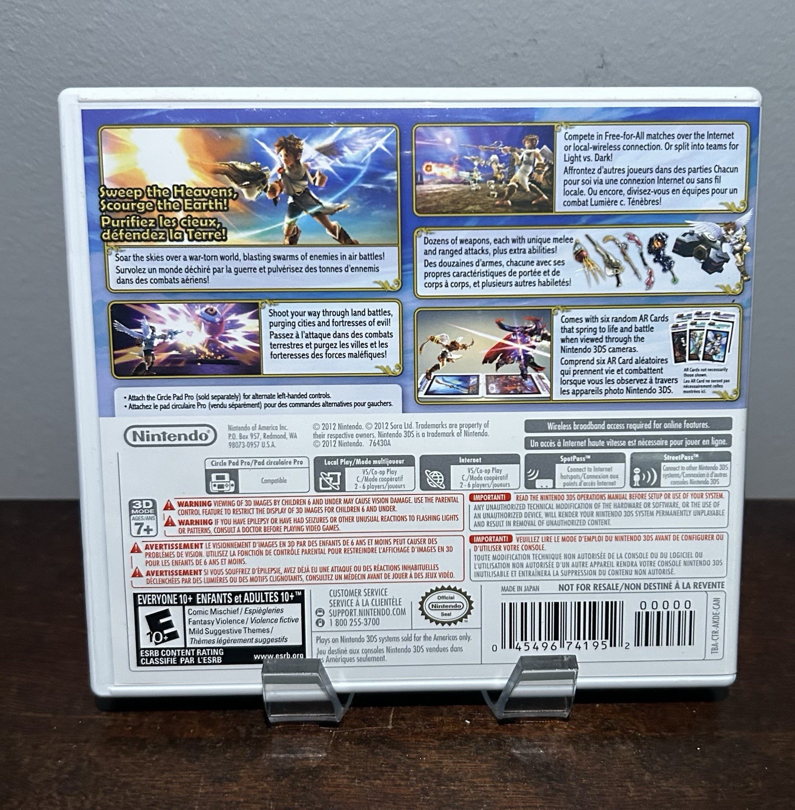 Kid Icarus: Uprising (Nintendo 3DS, 2012) CIB w/ Manuals – Tested