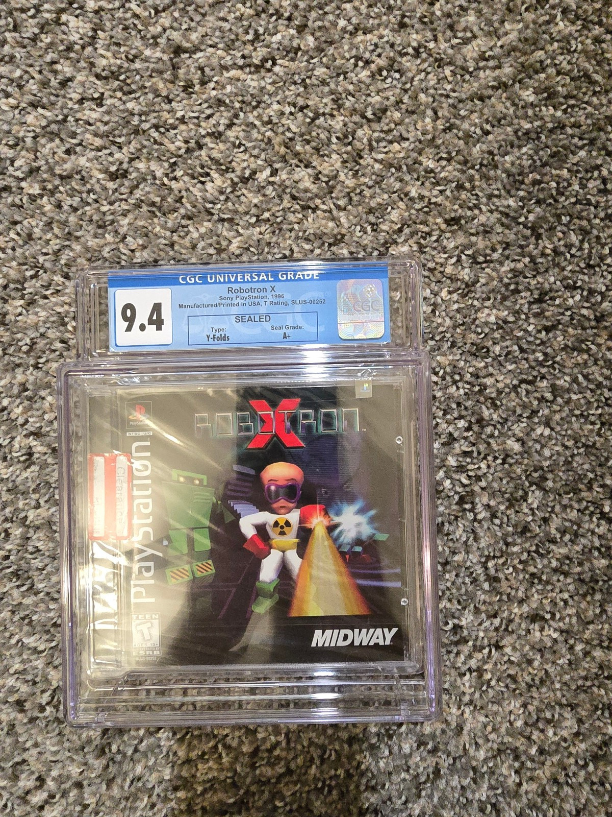 Robotron X (PS1) TOP OF THE POP (pop 1) Not VGA/Wata/PSA 9.4 A+
