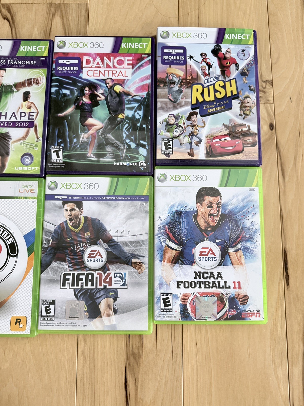 Lot of 13 Xbox & Xbox 360 Games – Kinect, Sports, Marvel, Disney – Tested
